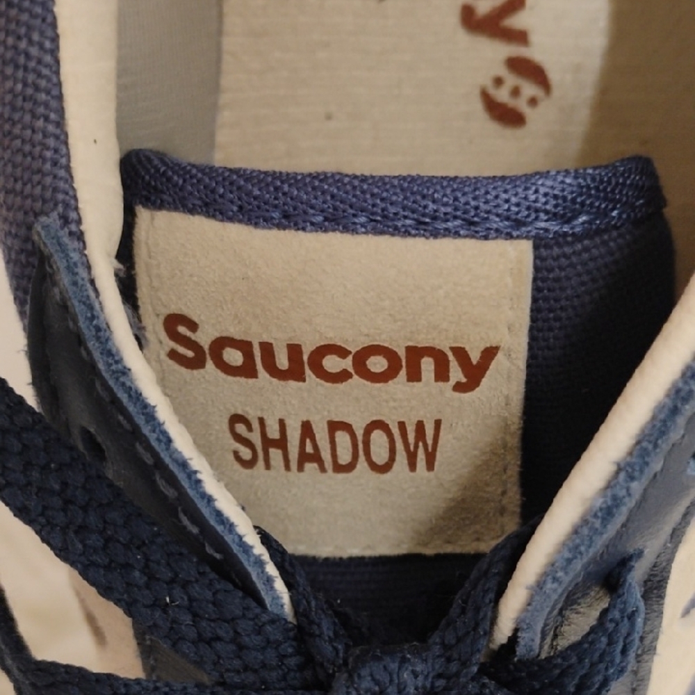 SALE! Saucony Shadow Men's Blue/White Sneakers Sz.8 Hardly Worn #204 CRATE - Picture 9 of 16